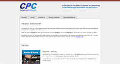 Desktop Screenshot of cpc-it.de