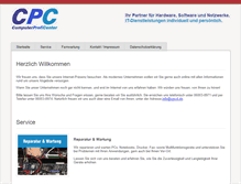 Tablet Screenshot of cpc-it.de